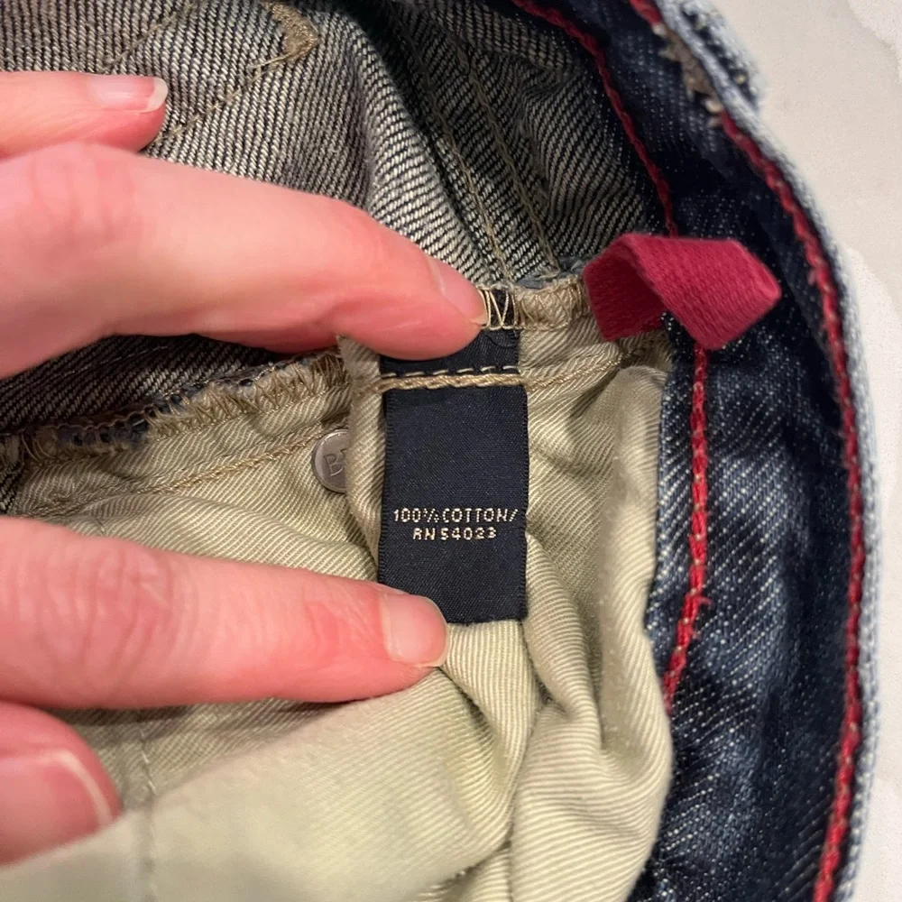 Banana Republic Relaxed Fit Blue Jeans 100% Cotton Straight Leg | 35x34